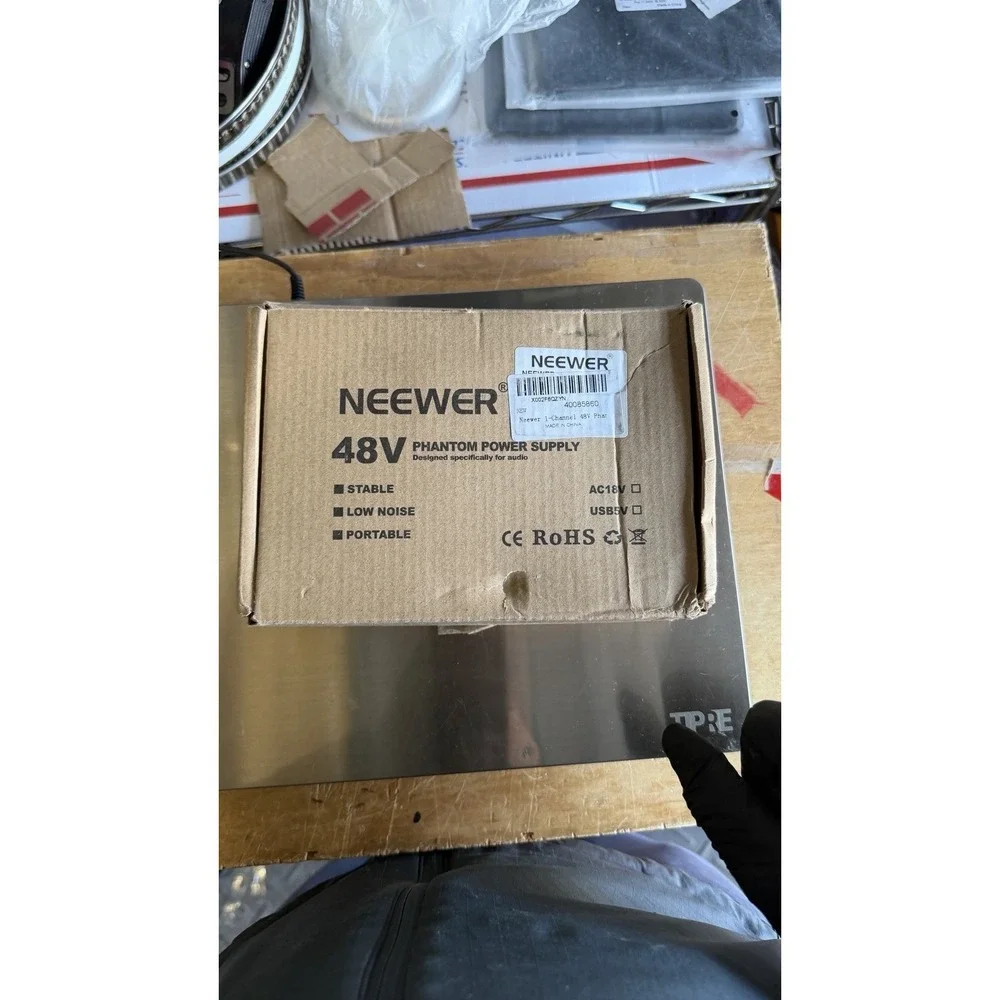 Neewer NW-100 48V‎ Phantom Power Supply 1 Channel w/ Adapter